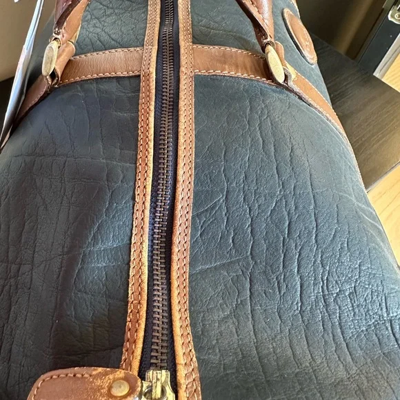 Dior vintage leather Duffel carry on bag - Picture 7 of 15